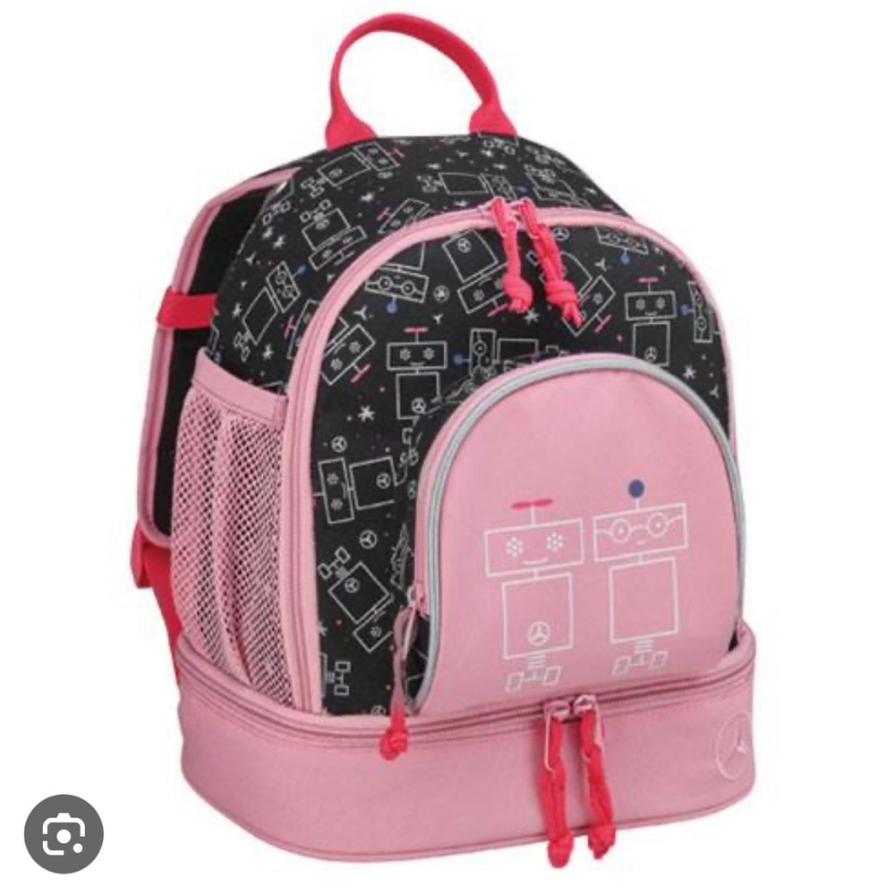 Mercedes Benz toddler backpack pink